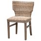 Baxton Studio Enver Side Chair in Natural Brown, , large