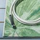 Safavieh Barbados Tropical Botanical 3"3" x 5" Green and Teal Indoor/Outdoor Area Rug, , large