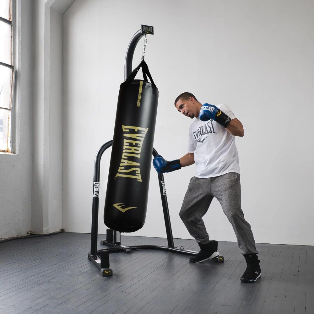 Everlast Elite Nevatear 100 Lbs Heavy Bag in Black and Gold, , large