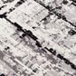 RIZZY Couture CUT117 10" x 13" Black and Ivory Area Rug, , large