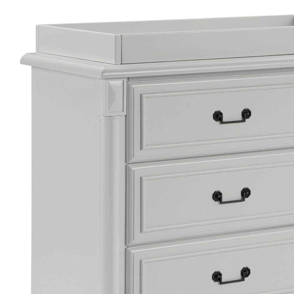 Delta Juliette 6 Drawer Dresser with Changing Top in Moonstruck Grey, , large