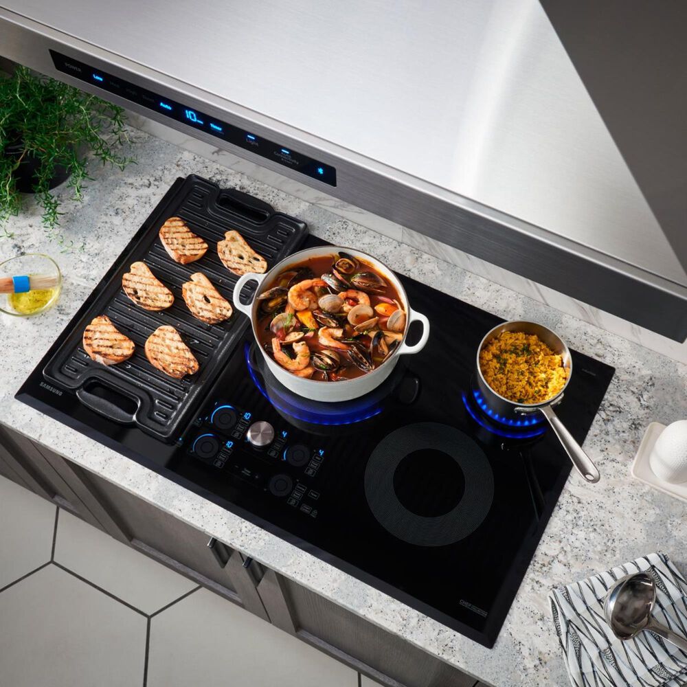 Samsung 30&quot; Induction Cooktop in Stainless Steel, , large