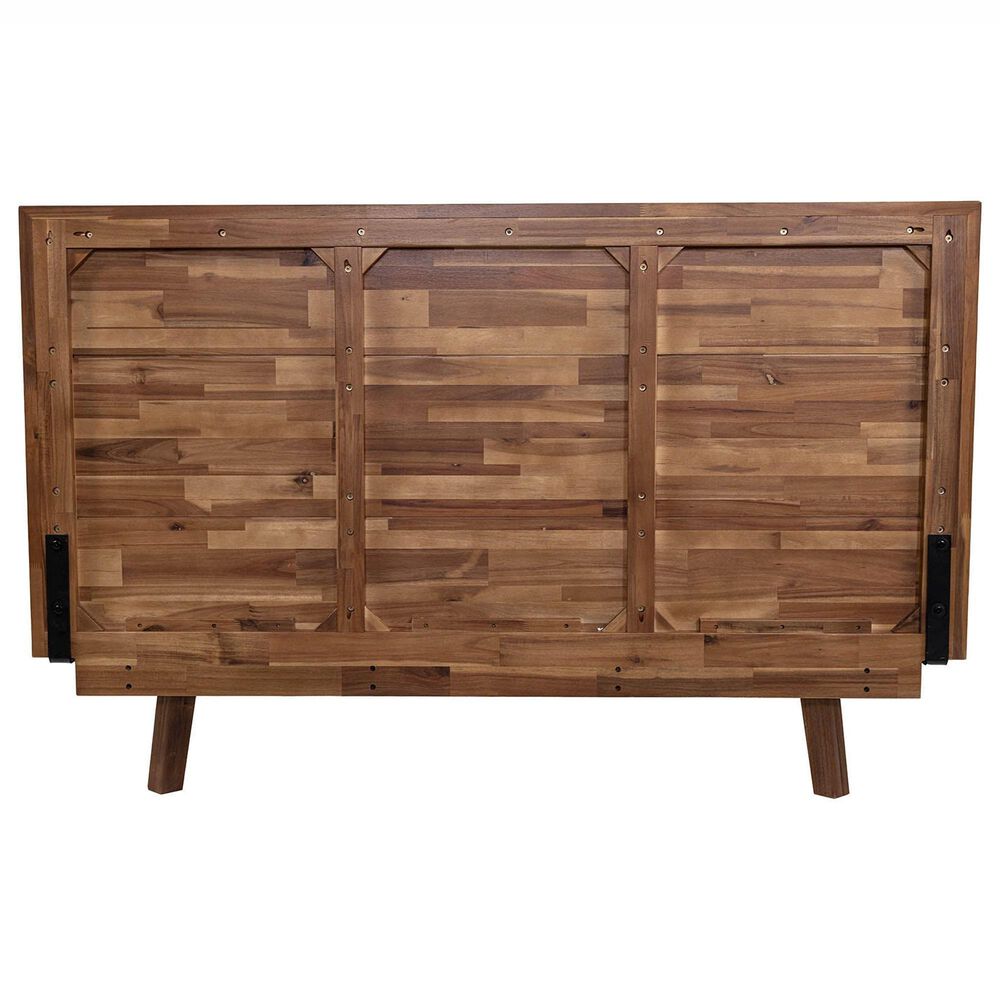 37B Gia Queen Platform Bed in Warm Pecan, , large