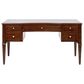 Jennifer Taylor Home Dauphin 5-Drawer Executive Desk in Walnut Brown, , large