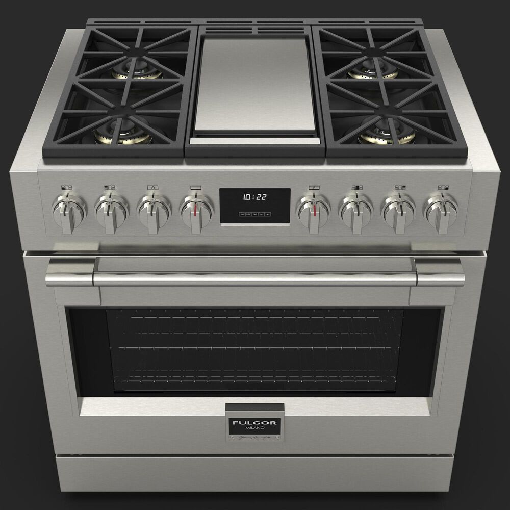 Fulgor Milano Sofia 5.7 Cu. Ft. 36&quot; Professional All Gas Range in Stainless Steel, , large