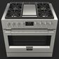 Fulgor Milano Sofia 5.7 Cu. Ft. 36" Professional All Gas Range in Stainless Steel, , large