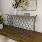 Maple and Jade Frame Console Table in Silver, , large