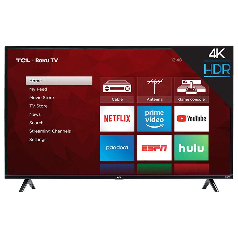 TCL 50" Class 4K UHD HDR Roku - Smart TV, , large