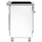 SMEG Professional 24" Induction Electric Range in Matte White, , large