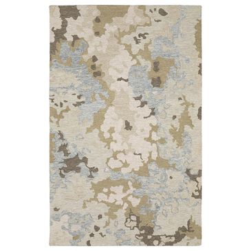 Oriental Weavers Kipton 8" x 10" Beige and Blue Area Rug, , large