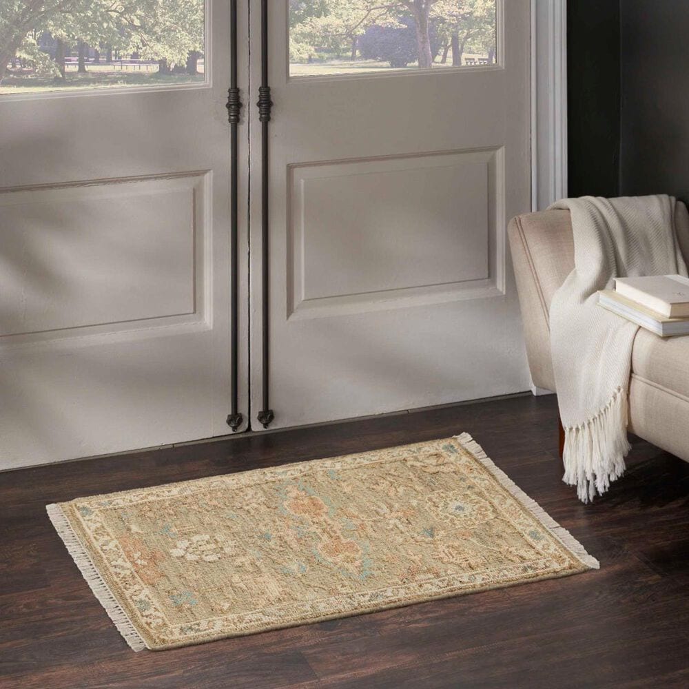 Nourison Heritage Vine HTV04 Charcoal 2&#39; x 3&#39; Area Rug, , large