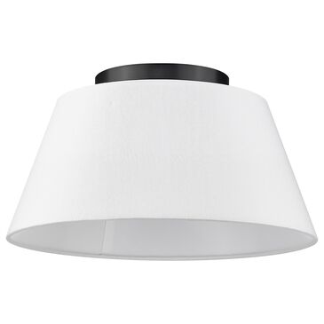 Golden Lighting Penn Flush Mount in Matte Black, , large