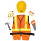 Melissa & Doug Construction Worker Costume Role Play Set, , large