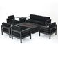 Noble House Cape Coral 7-Piece Patio Sofa Set in Dark Gray, , large