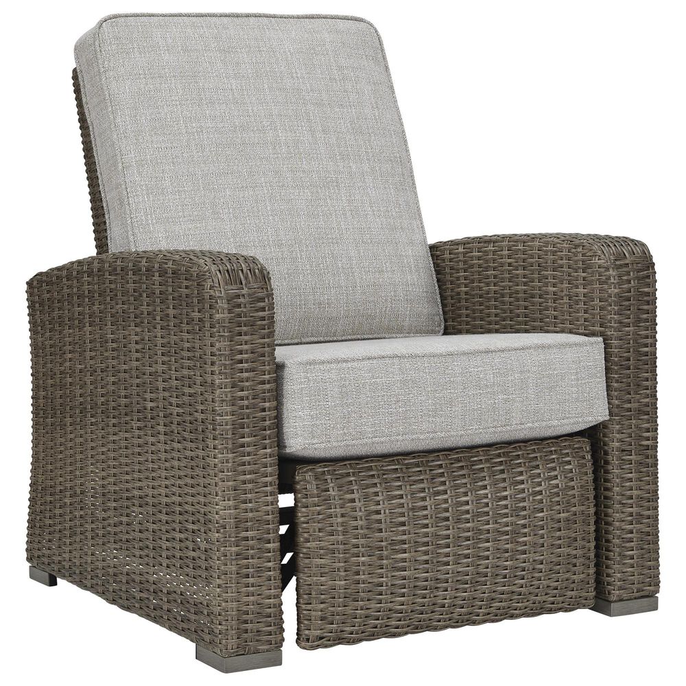 Ashley Beachcroft Outdoor Recliner in Beige, , large
