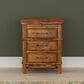 A-America Bandalier 3-Drawer Nightstand in Warm Russet, , large