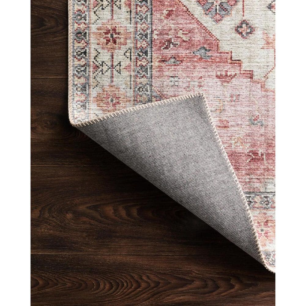 Loloi II Skye SKY-02 7&#39;6&quot; x 9&#39;6&quot; Ivory and Berry Area Rug, , large