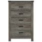 Ashley Frandern 5-Piece Twin Storage Bedroom Set in Rustic Warm Gray, , large