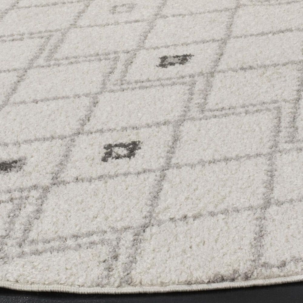 Safavieh Adirondack ADR132B 6&#39; Round Ivory and Grey Area Rug, , large