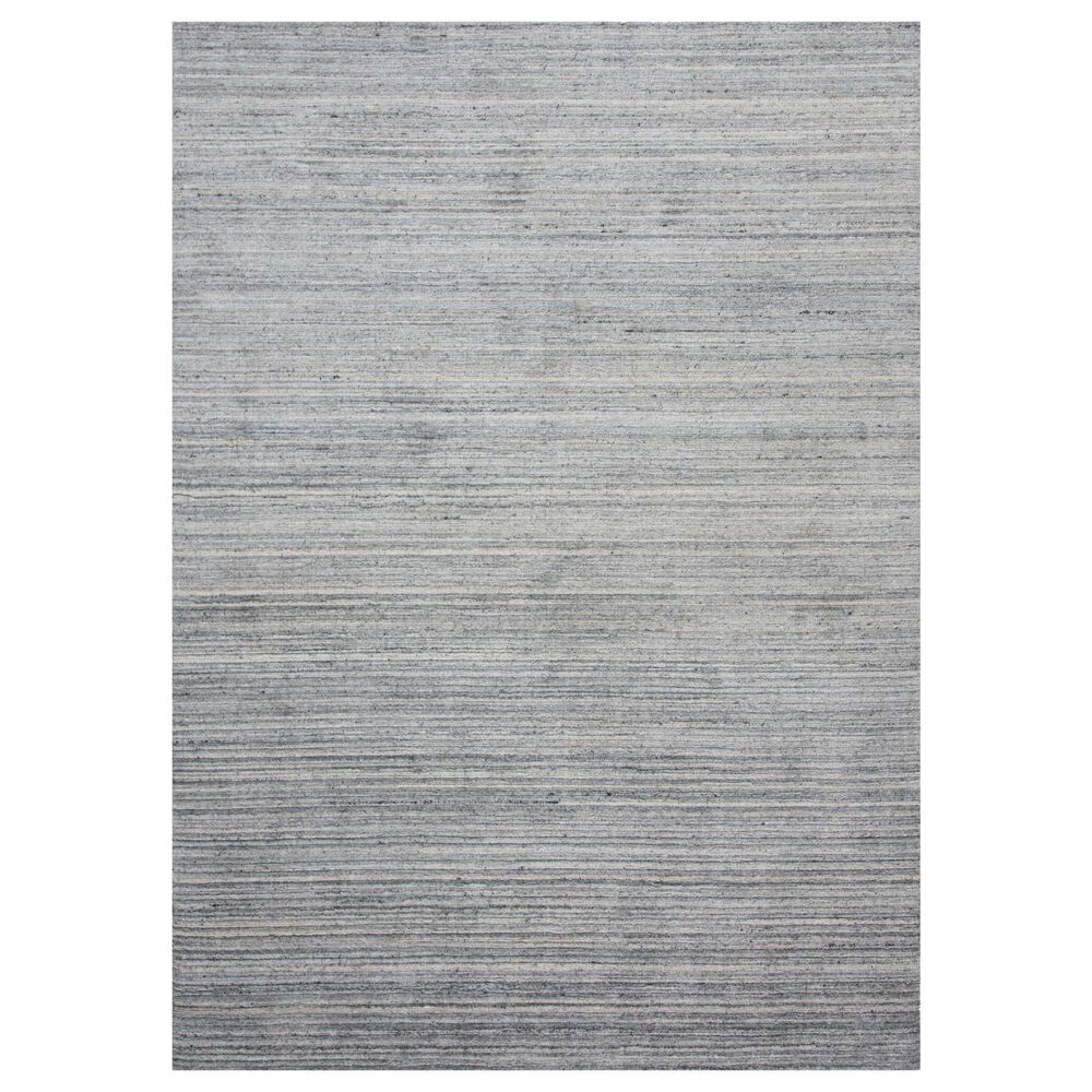 RIZZY Luxe Ivory and Gray 12" x 15" Area Rug, , large