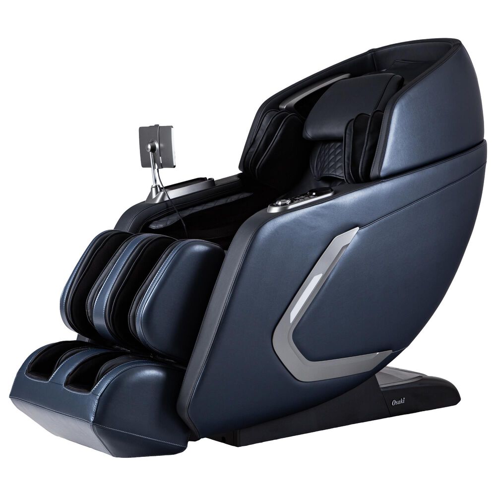 Osaki Bravo Duo 4D Massage Chair in Blue, , large