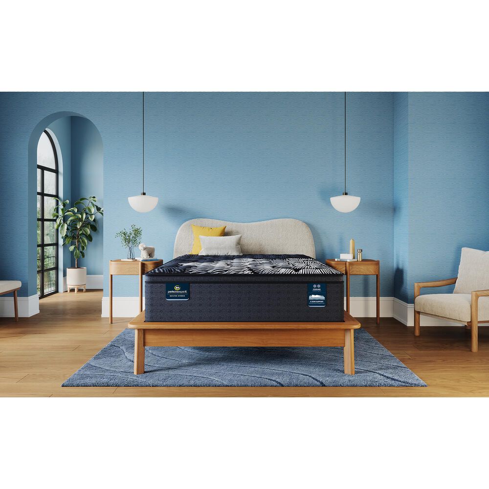 SERTA Max Firm Pillowtop Queen Mattress with High Profile Box Spring, , large