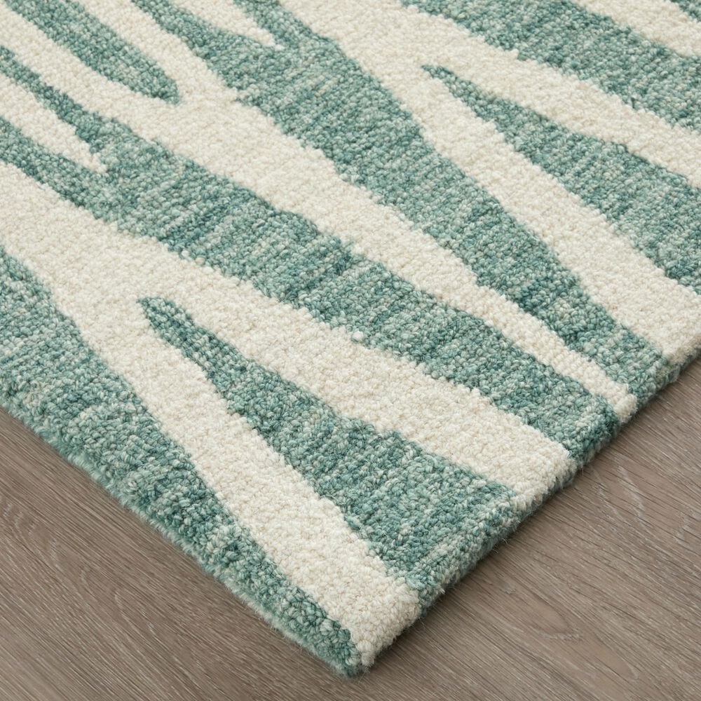 Feizy Wallace Teal 9&#39; x 12&#39; Area Rug, , large