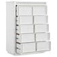 Millenium Chalanna 5-Piece Queen Bedroom Set in White Lacquer, , large