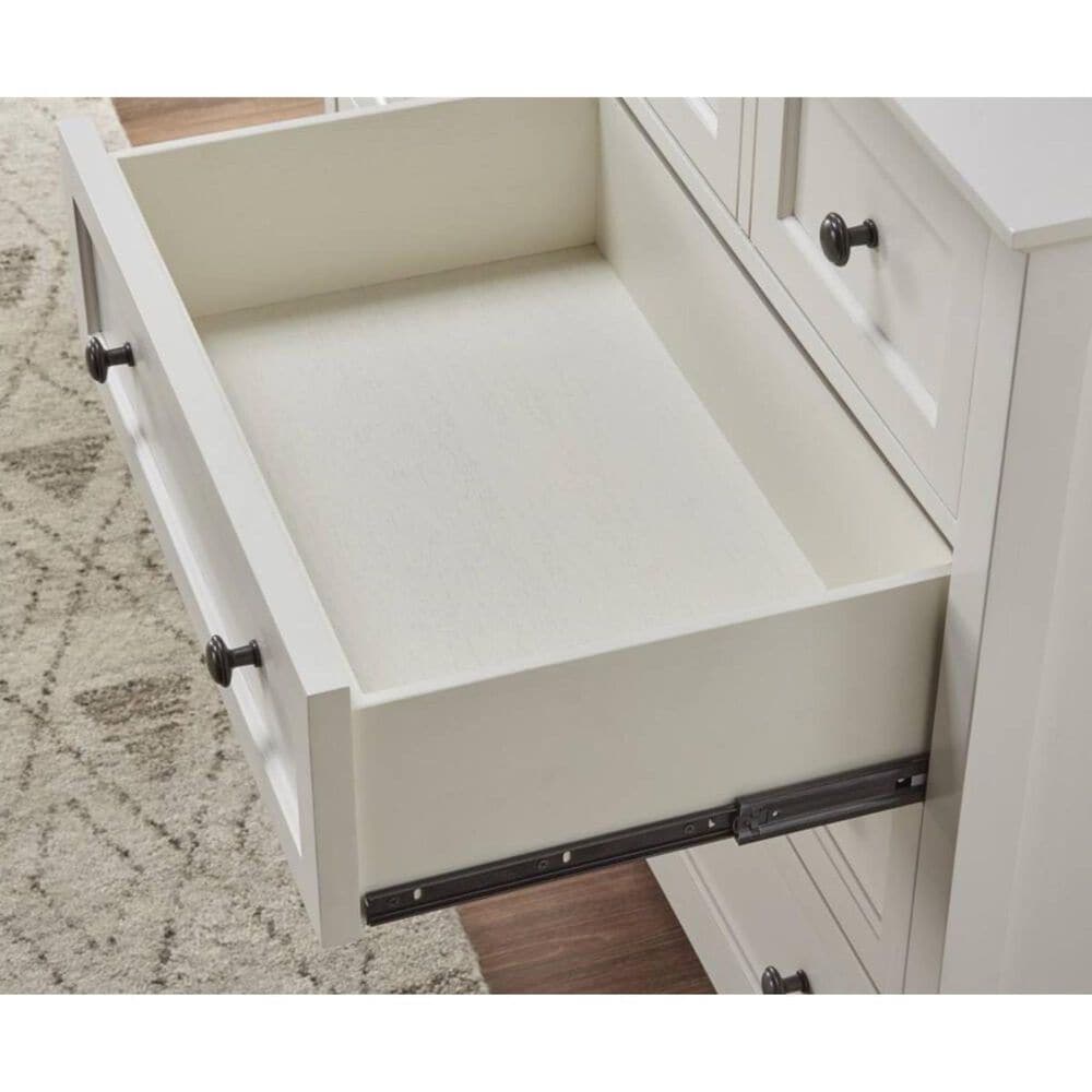 Urban Home Paragon 5 Drawer Chest in White, , large