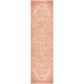 Nourison Vintage Washables Coral and Taupe 2"2" x 8" Runner, , large