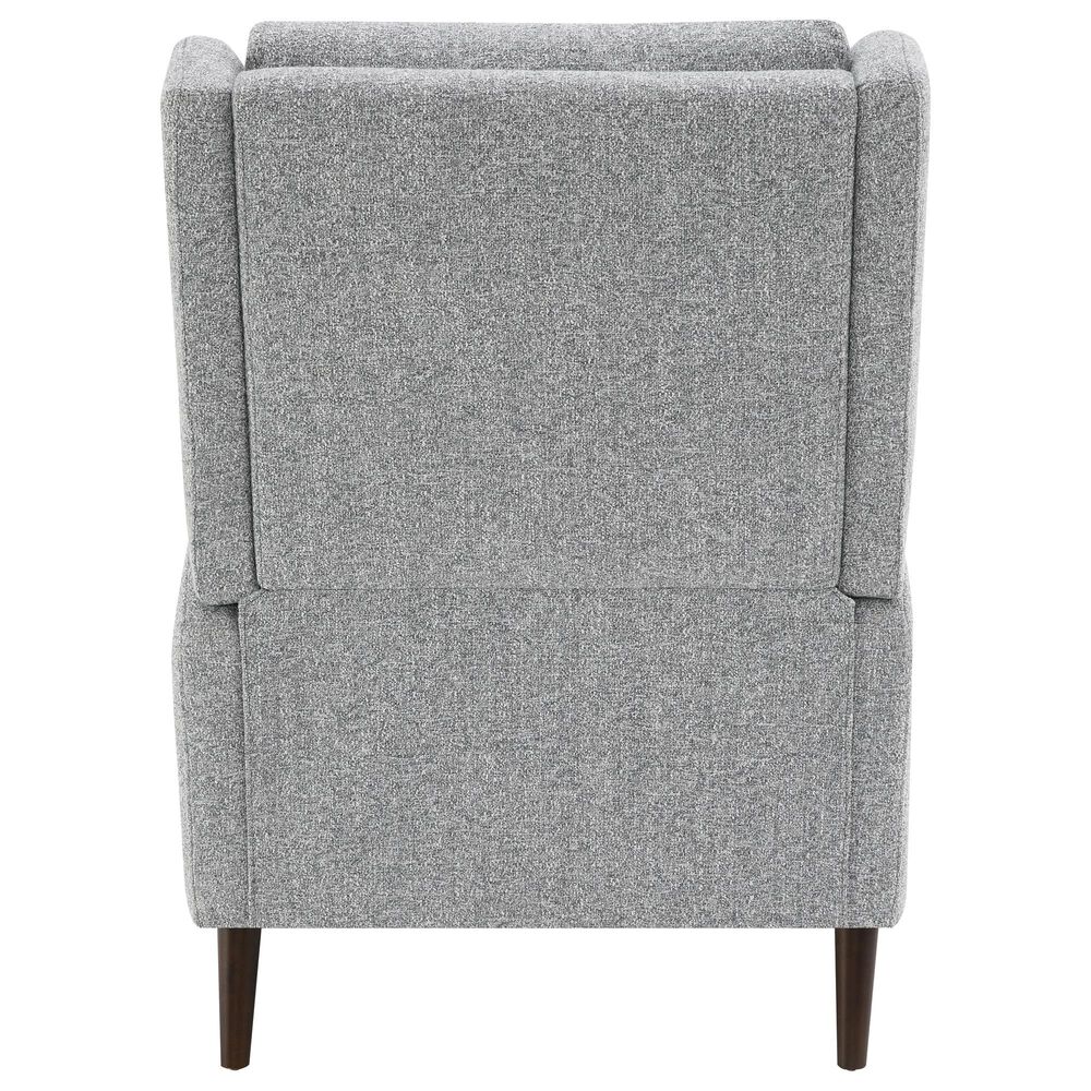 Furniture of America Psyche Push Back Recliner in Gray, , large