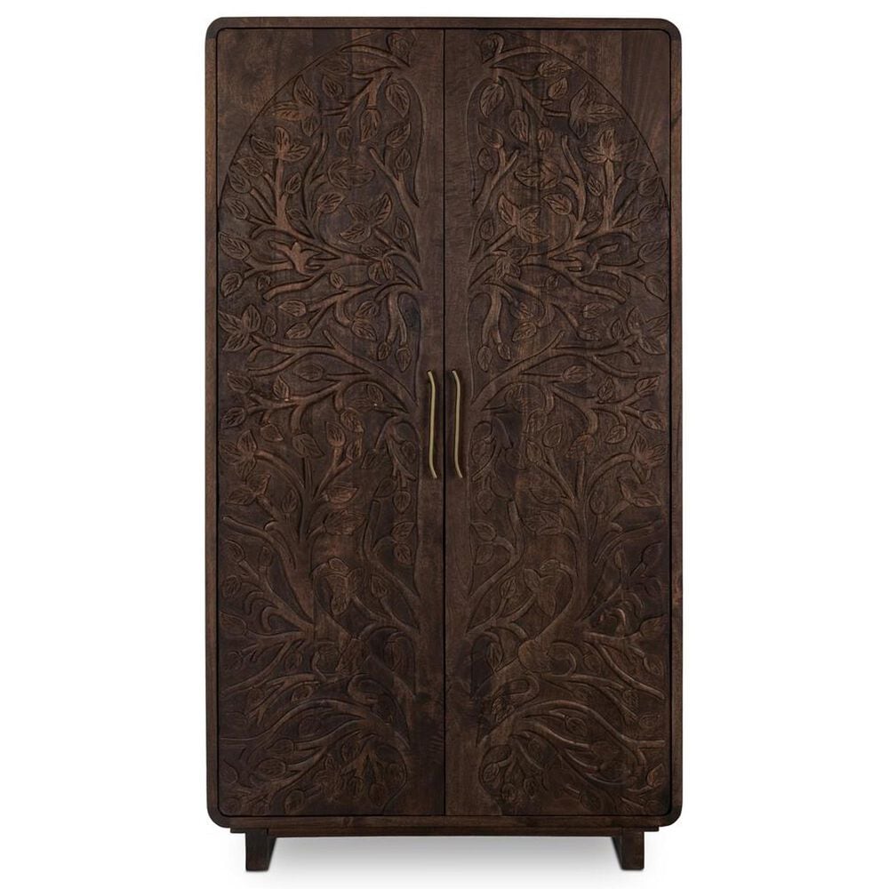 Classic Home Albero Tall Cabinet in Kona Brown, , large