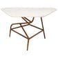 Timeless Designs Bechamel Nesting Table in Gold and White, , large