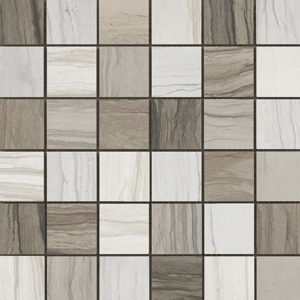 Emser Motion Multicolor 13" x 13" Porcelain Mosaic Sheet, , large