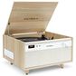 Victrola Century 6-in-1 Music Center Record Player with 3-Speed Turntable in Natural, , large