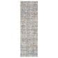 Surya Presidential PDT-2308 3"3" x 10" Gray, Charcoal and Blue Runner, , large