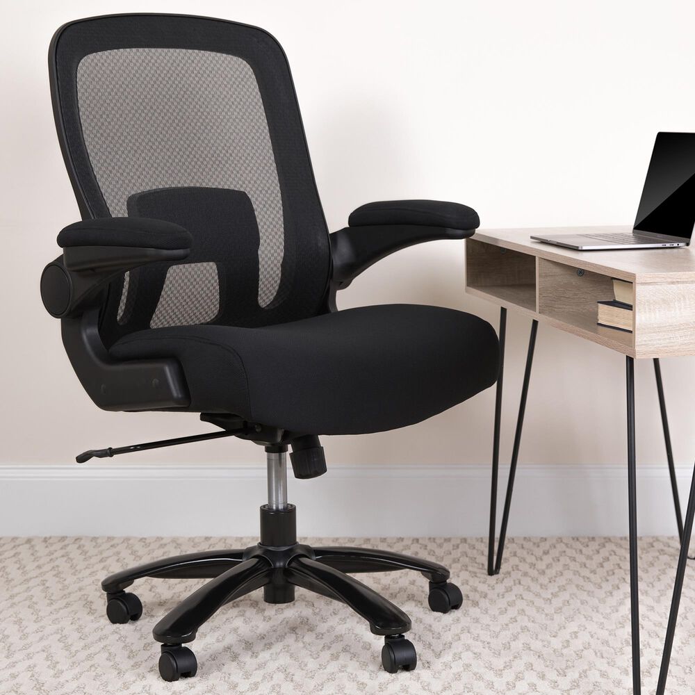 Flash Furniture Executive Swivel Chair in Black, , large