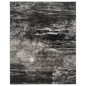 Safavieh Adirondack 8" x 10" Silver and Black Area Rug, , large