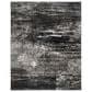 Safavieh Adirondack 8" x 10" Silver and Black Area Rug, , large