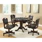 Pacific Landing Turk Game Chair with Casters in Brown Cherry, , large