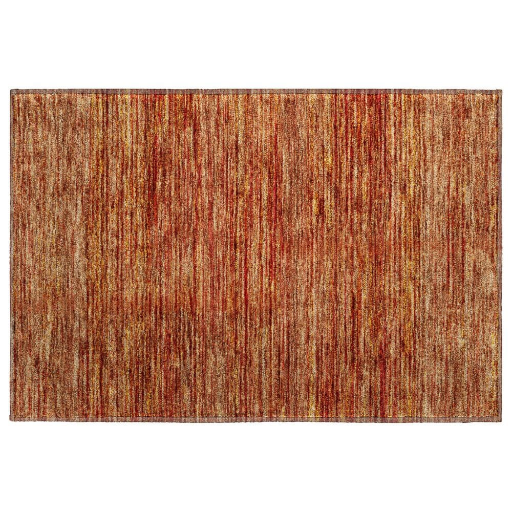 Dalyn Rug Company Soft Essentials Solid Paprika 1"8" x 2"6" Indoor/Outdoor Area Rug, , large