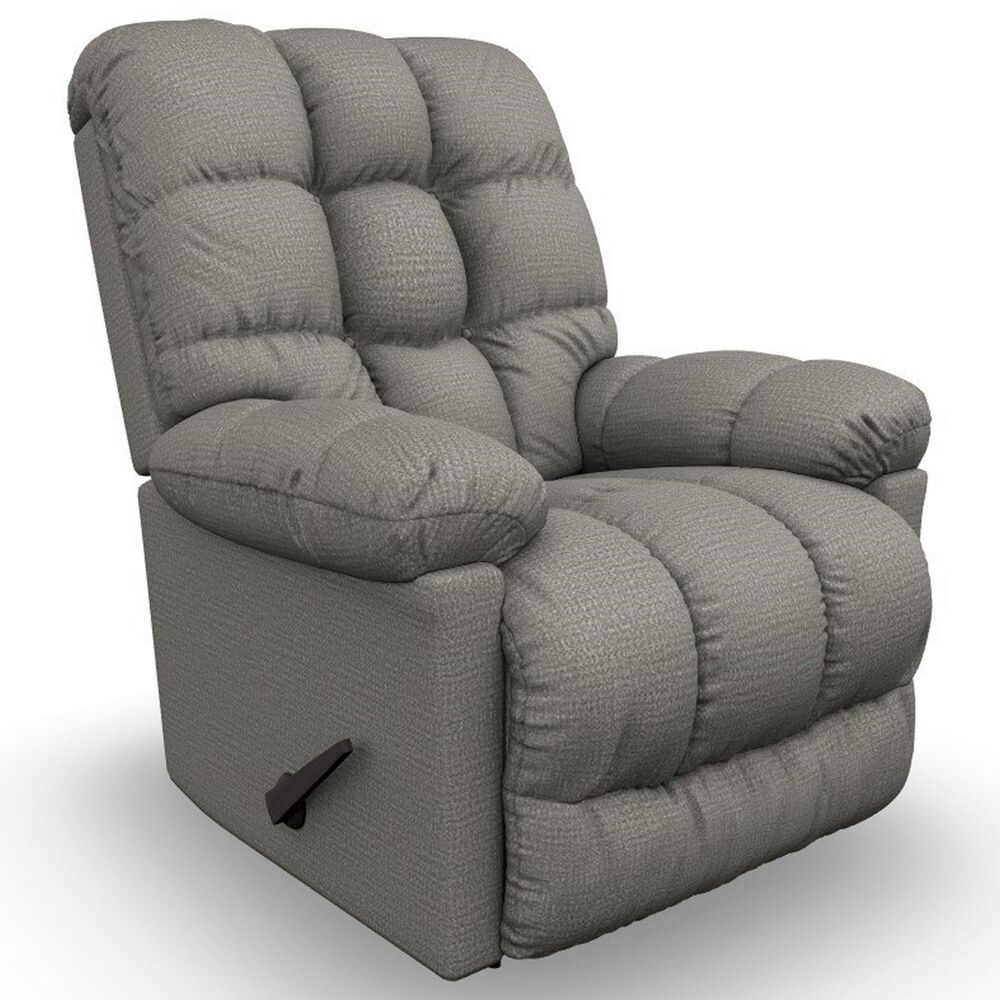 Best Home Furnishings Brosmer Manual Rocker Recliner in Charcoal, , large