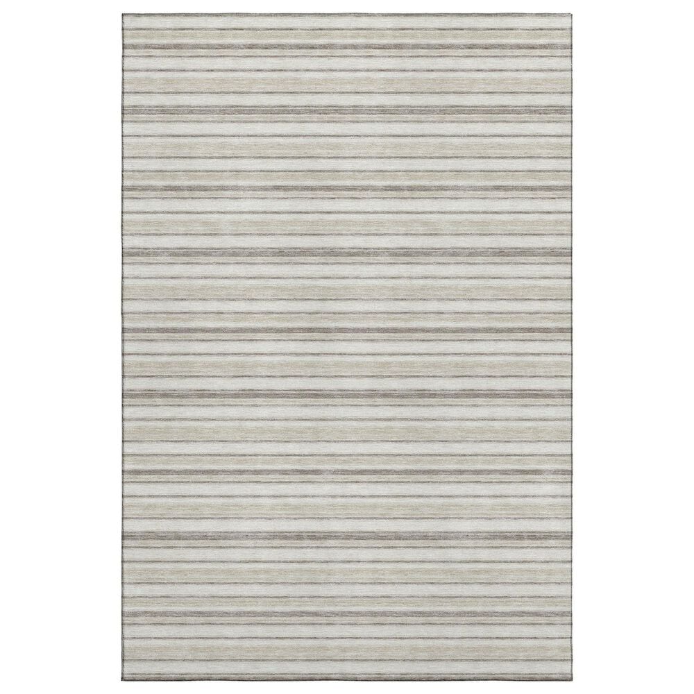 Dalyn Rug Company Soft Essentials Striped Linen 8" x 10" Indoor/Outdoor Area Rug, , large