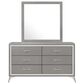 New Heritage Design Huxley 3-Piece King Bedroom Set in Gray, , large