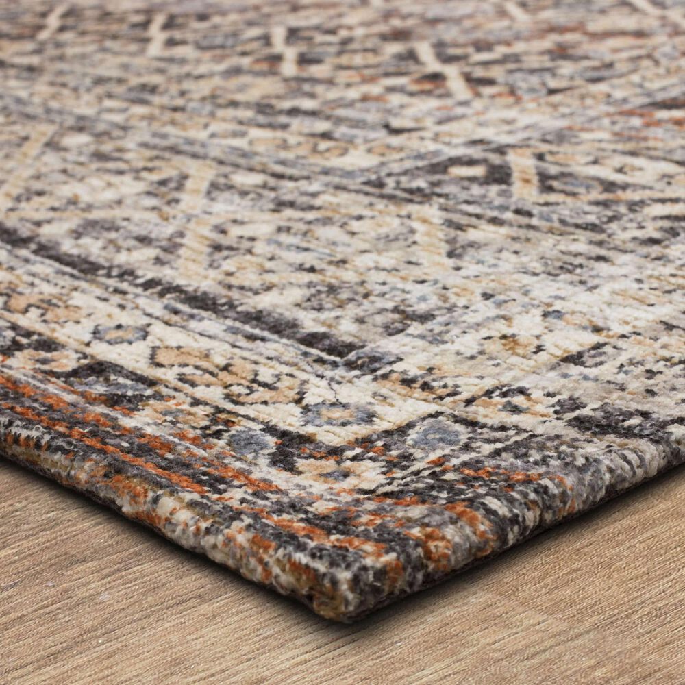 Karastan Zula Luanda 2&#39;4&quot; x 8&#39; Slate Runner, , large