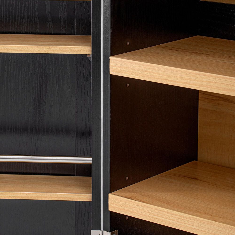 HOMLUX 78.2" Tall Farmhouse Kitchen Pantry Cabinet with 8 Door Shelves, Storage Cabinet with 3 Adjustable Shelves, 3 Large Drawers, Versatile Cupboard for Kitchen, Dining &amp; Bathroom, Ash Black, , large