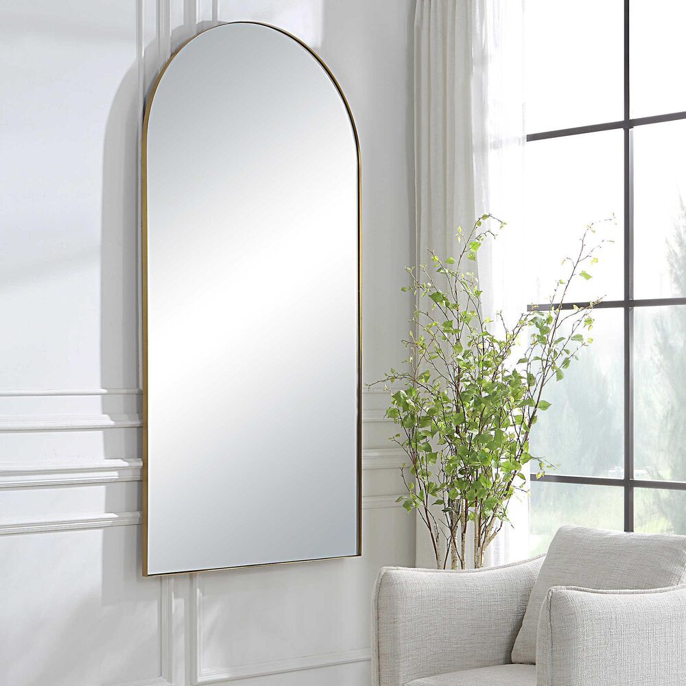 Uttermost Crosley Mirror in Brass, , large