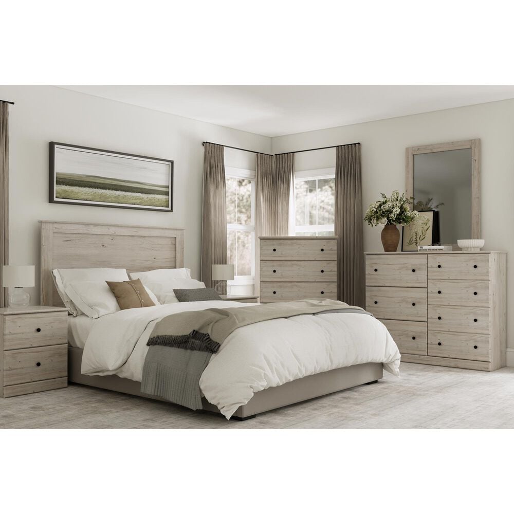 Lemoore Essentials 32" 5-Drawer Chest in Frosted Pine, , large