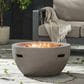 Hearth and Haven Outdoor Bowl-Shaped Propane Fire Pit with 40,000 BTU Output in Light Gray, , large