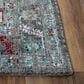 RIZZY Signature 9" x 12" Gray and Multicolor Area Rug, , large
